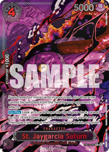 St. Jaygarcia Saturn (Parallel) OP13-083 Carrying On His Will One Piece Foil NM