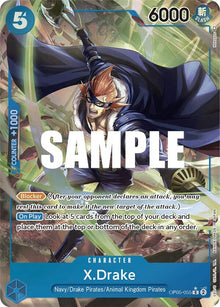X.Drake (Alternate Art) OP05-055 Rare Awakening of the New Era One Piece Foil NM