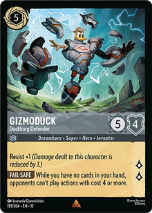Gizmoduck - Duckburg Defender 193/204 Rare Wilds Unknown Lorcana Near Mint
