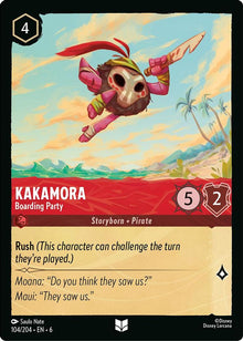 Kakamora - Boarding Party 104/204 Uncommon Azurite Sea Lorcana Near Mint