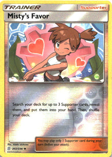 Misty's Favor 202/236 Uncommon Unified Minds Pokemon Lightly Played