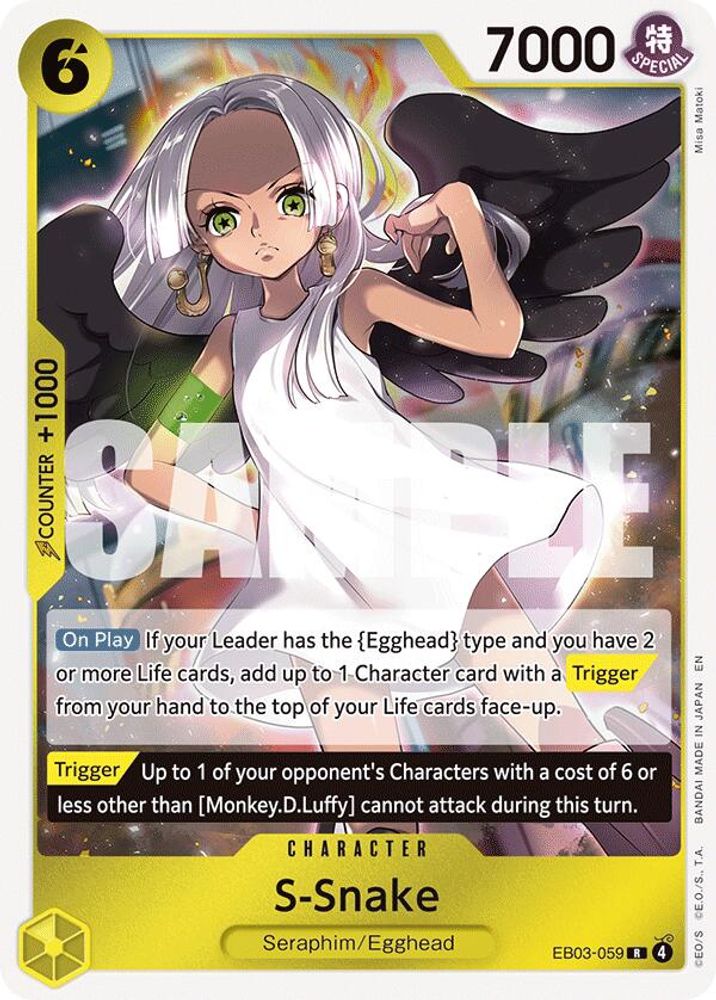 S-Snake EB03-059 Extra Booster: One Piece Heroines Edition One Piece Foil NM