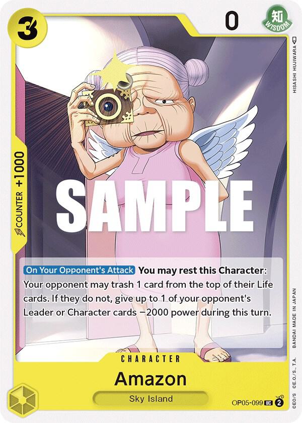 Amazon OP05-099 Uncommon Awakening of the New Era One Piece Near Mint