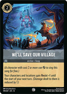 We'll Save Our Village 199/204 Common Attack of the Vine! Lorcana Near Mint