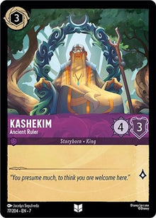 Kashekim - Ancient Ruler 77/204 Uncommon Archazia's Island Lorcana Near Mint
