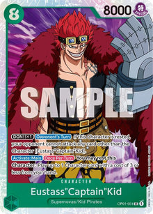 Eustass"Captain"Kid OP01-051 Super Rare Romance Dawn One Piece Foil Near Mint