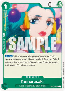 Komurasaki OP01-042 Uncommon Romance Dawn One Piece Near Mint