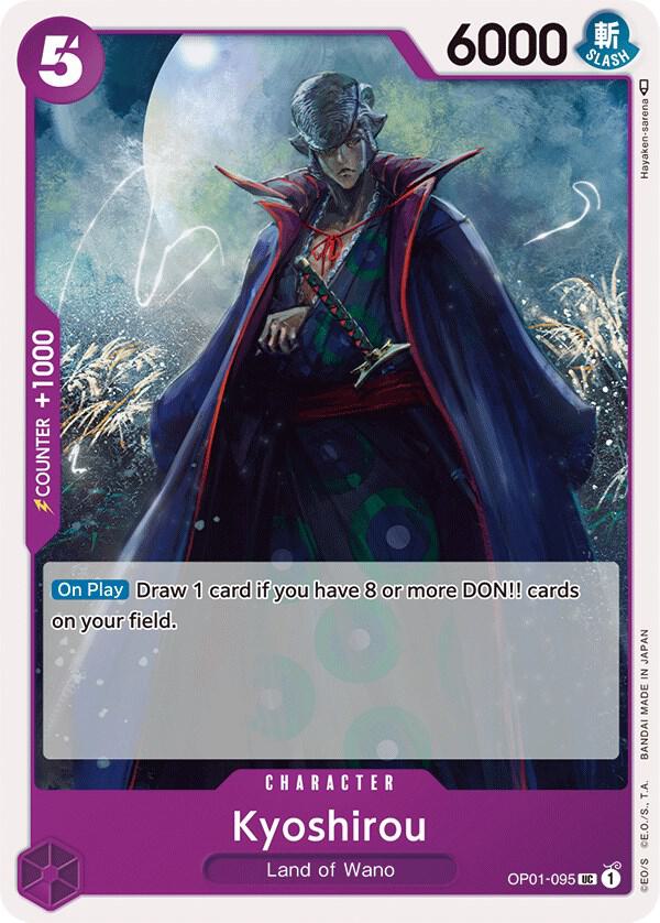 Kyoshirou OP01-095 Uncommon Romance Dawn One Piece Near Mint