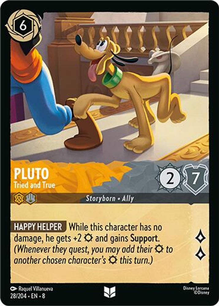 Pluto - Tried and True 28/204 Uncommon Reign of Jafar Lorcana Near Mint