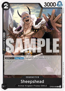 Sheepshead OP08-083 Uncommon Two Legends One Piece Near Mint