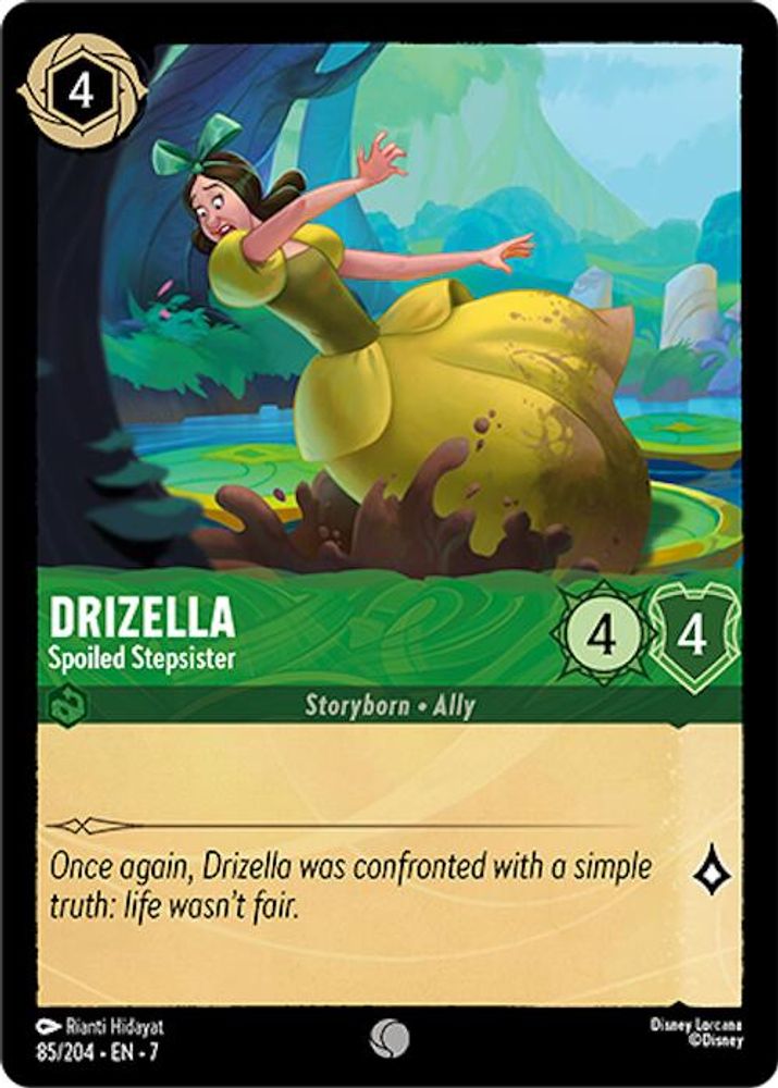 Drizella - Spoiled Stepsister 85/204 Common Archazia's Island Lorcana Near Mint