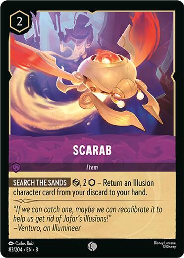 Scarab 83/204 Common Reign of Jafar Lorcana Near Mint
