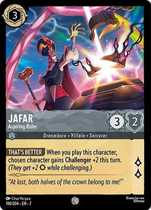 Jafar - Aspiring Ruler 190/204 Common Archazia's Island Lorcana Near Mint