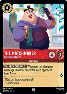 The Matchmaker - Unforgiving Expert 123/204 Common Archazia's Island Lorcana NM