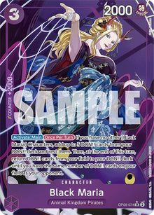 Black Maria (Parallel) OP08-074 Super Rare Two Legends One Piece Foil Near Mint