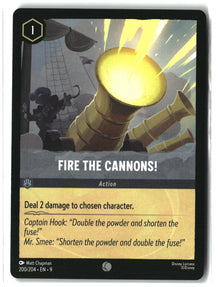 Fire the Cannons! 200/204 Common Fabled Lorcana Lightly Played
