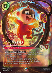 Jack-Jack Parr - Incredible Potential (Enchanted) 232/204 Lorcana Holo NM