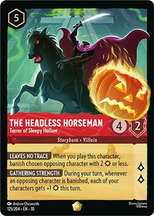 The Headless Horseman - Terror of Sleepy Hollow 125/204 Lorcana NM