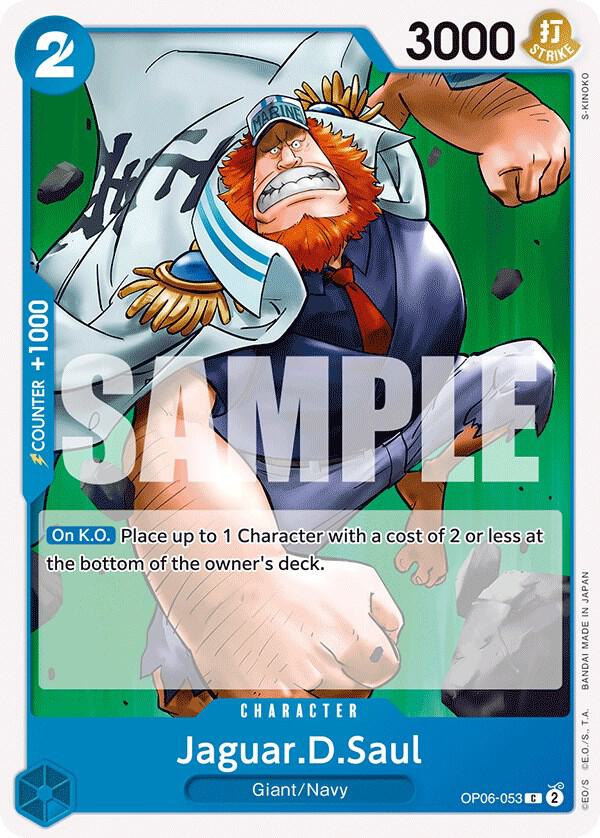 Jaguar.D.Saul OP06-053 Common Wings of the Captain One Piece Near Mint