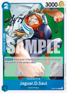 Jaguar.D.Saul OP06-053 Common Wings of the Captain One Piece Near Mint