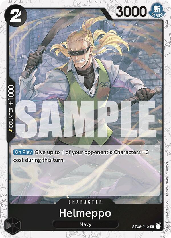Helmeppo (Jolly Roger Foil) ST06-010 Premium Booster -The Best- One Piece NM