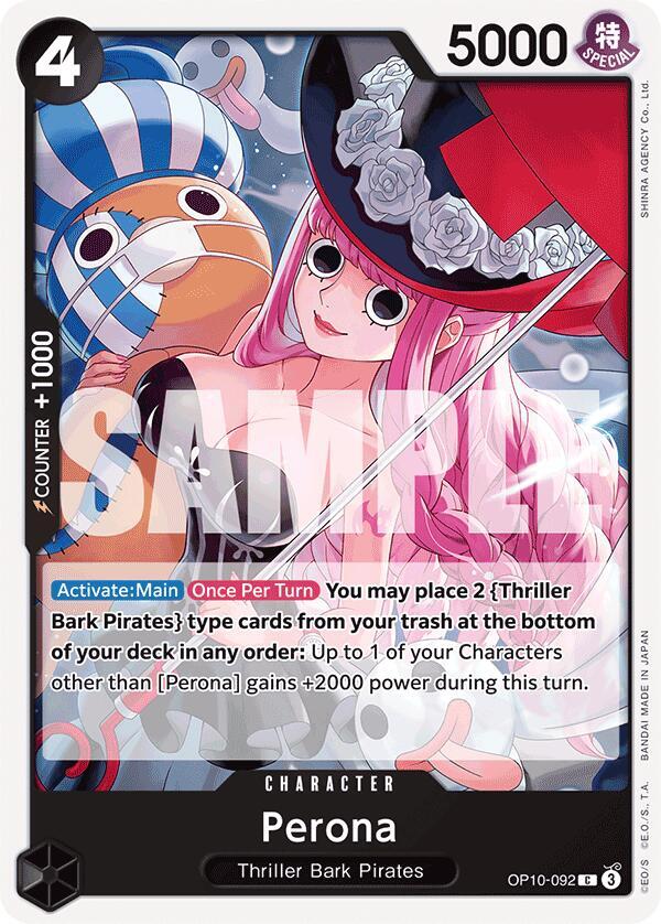 Perona (092) OP10-092 Common Royal Blood One Piece Near Mint