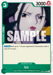 Izo OP01-033 Uncommon Romance Dawn One Piece Near Mint