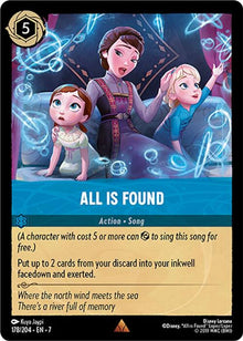 All Is Found 178/204 Rare Archazia's Island Lorcana Near Mint