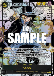 Sabo (Alternate Art) (Manga) OP04-083 Kingdoms of Intrigue One Piece Foil NM