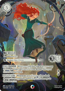 Merida - Formidable Archer (Iconic) 242/204 Iconic Wilds Unknown Lorcana Holo NM
