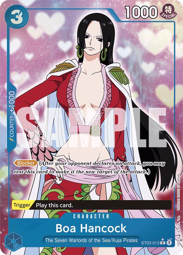 Boa Hancock (Full Art) ST03-013 Premium Booster -The Best- One Piece Foil NM