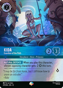 Kida - Guardian of the Path (Epic) 217/204 Epic Wilds Unknown Lorcana Holo NM