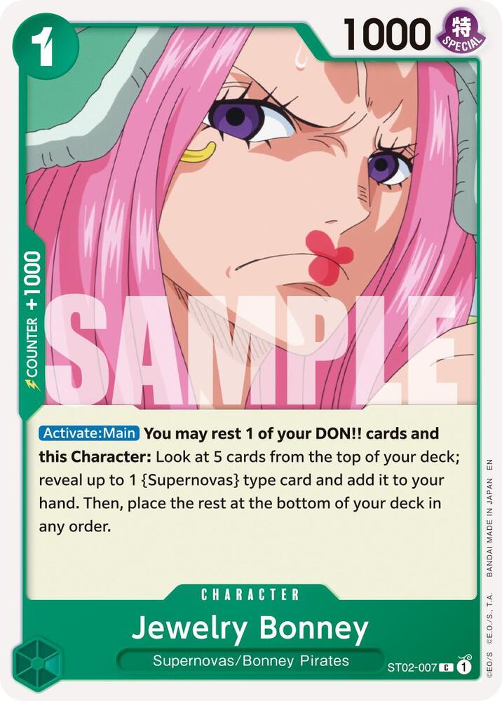 Jewelry Bonney (Reprint) ST02-007 Premium Booster -The Best- Vol. 2 One Piece NM