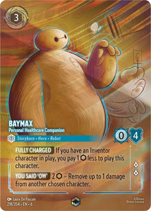 Baymax - Personal Healthcare Companion (Enchanted) 218/204 Lorcana Holo NM