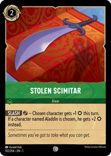 Stolen Scimitar 102/204 Common The First Chapter Lorcana Near Mint