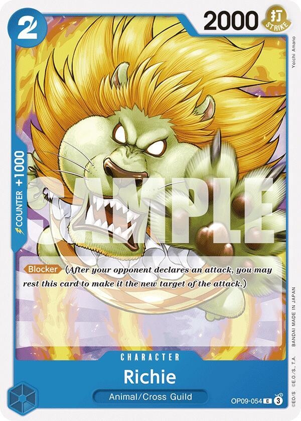 Richie OP09-054 Common Emperors in the New World One Piece Near Mint