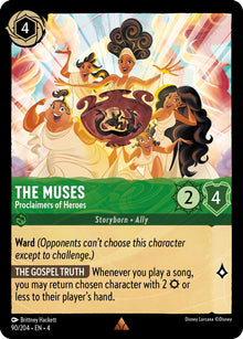 The Muses - Proclaimers of Heroes 90/204 Rare Ursula's Return Lorcana Near Mint