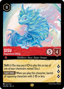Sisu - Empowered Sibling 125/204 Legendary Ursula's Return Lorcana Near Mint