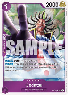 Gedatsu OP15-063 Rare Adventure on Kami's Island One Piece Foil Near Mint