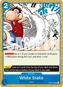 White Snake OP06-059 Uncommon Wings of the Captain One Piece Near Mint