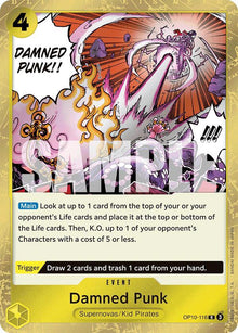 Damned Punk OP10-116 Rare Royal Blood One Piece Foil Near Mint