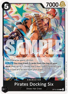 Pirates Docking Six OP15-088 Rare Adventure on Kami's Island One Piece Foil NM