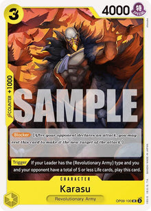Karasu OP09-100 Uncommon Emperors in the New World One Piece Near Mint