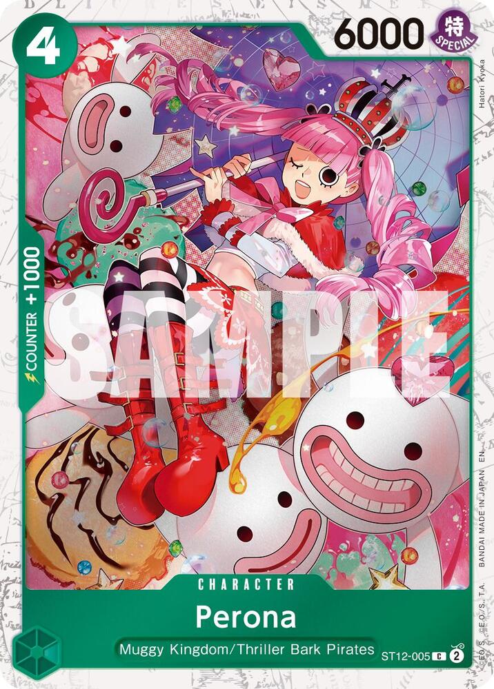 Perona (Pirate Foil) ST12-005 Premium Booster -The Best- Vol. 2 One Piece NM
