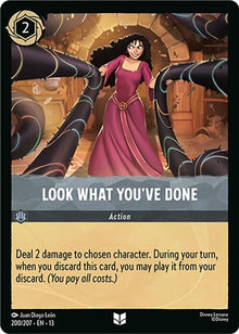 Look What You've Done 200/204 Uncommon Attack of the Vine! Lorcana Near Mint