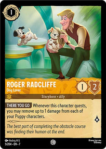 Roger Radcliffe - Dog Lover 5/204 Common Archazia's Island Lorcana Near Mint