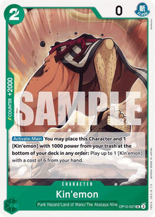 Kin'emon (027) OP10-027 Uncommon Royal Blood One Piece Near Mint
