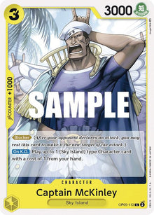 Captain McKinley OP05-112 Common Awakening of the New Era One Piece Near Mint