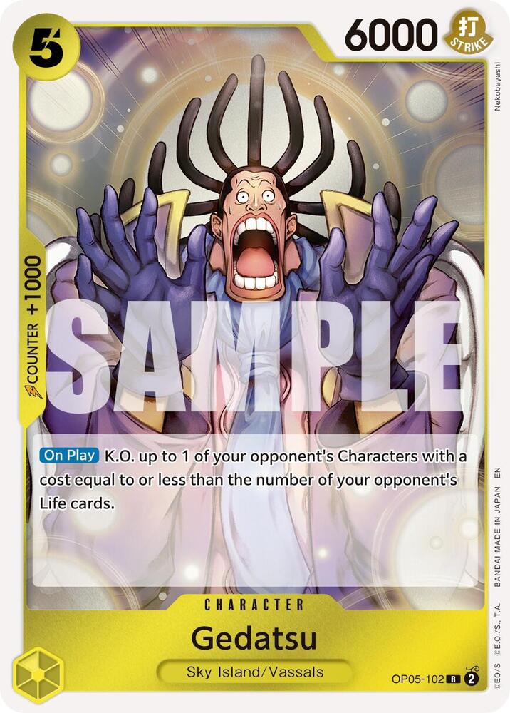 Gedatsu (Reprint) OP05-102 Premium Booster -The Best- Vol. 2 One Piece Foil NM