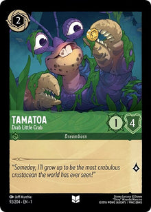 Tamatoa - Drab Little Crab 92/204 Uncommon The First Chapter Lorcana Near Mint